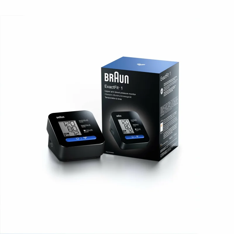 Braun ExactFit 1 BUA 5000 EUV1AM ramenný tlakomer, čierny