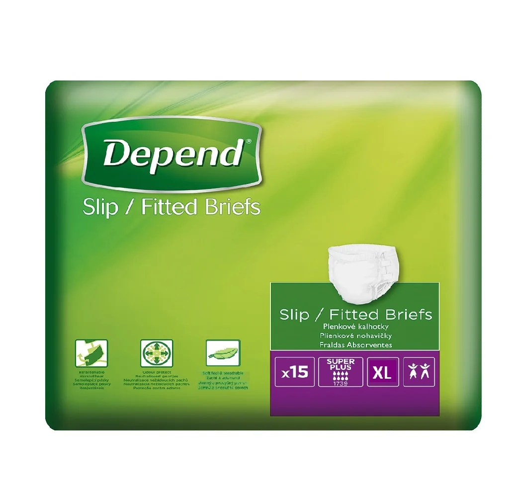 Depend® Slip Super Plus XL 15 ks