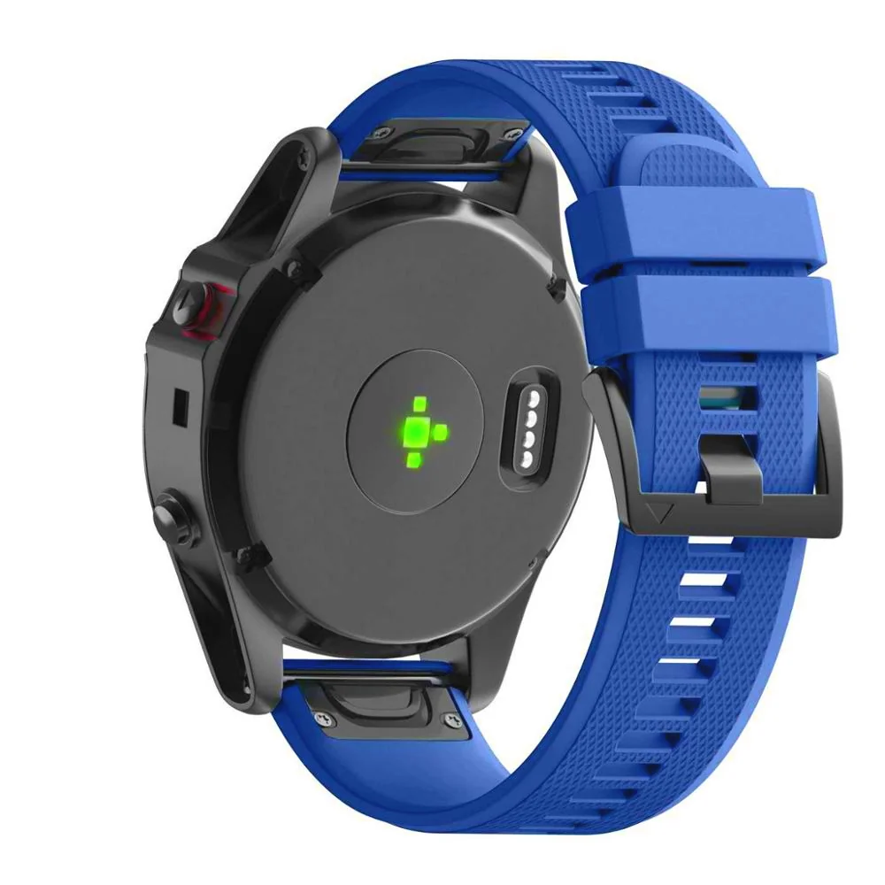 BStrap Silicone Acton remienok na Garmin Fenix 5s / 5s Plus dark blue