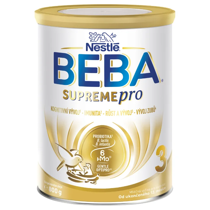BEBA SUPREMEpro 3, 6 HMO 1x800 g, mlieko pre malé deti