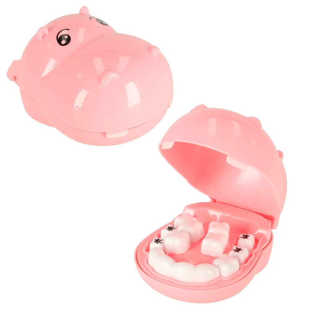 Hipopotam u zubára – detský stomatologický set