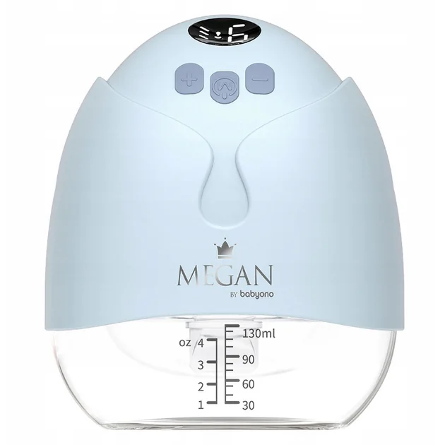 BABYONO Odsávačka mlieka elektronická hands-free Megan 1×1 ks, elektronická odsávačka mlieka
