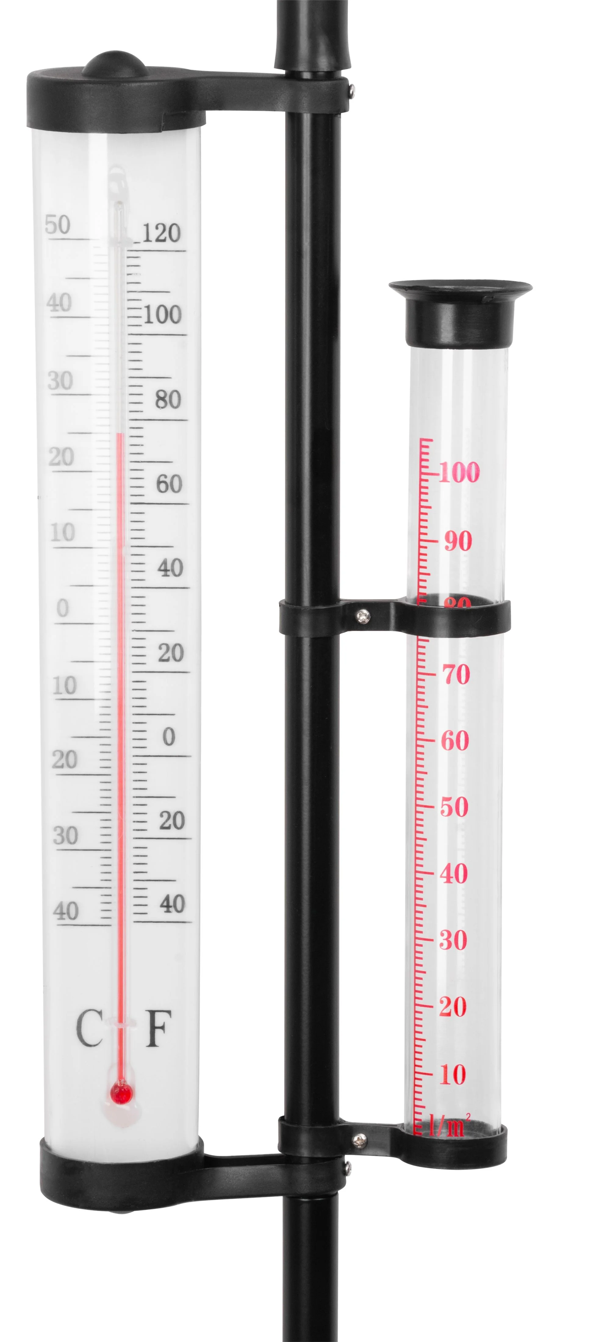 Strend Pro záhradná meteostanica SWS29, 1 ks 158 cm, zrážkomer, teplomer, solárna lampa, smer vetra