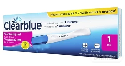 Tehotenský test Clearblue Rýchla detekcia 1×1 ks, tehotenský test