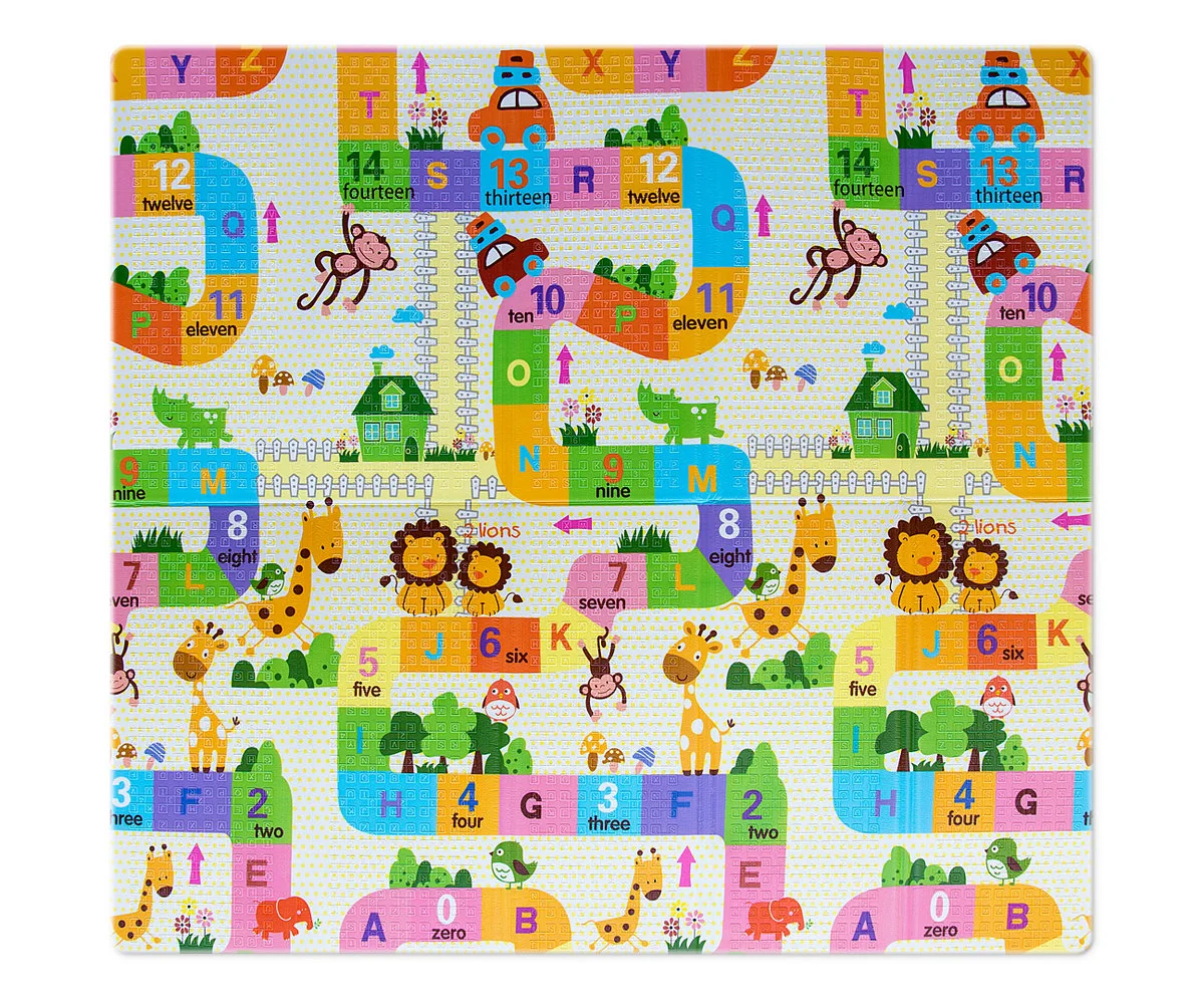 Milly Mally Skladacia penová podložka, 197 x 177cm - Play Safari