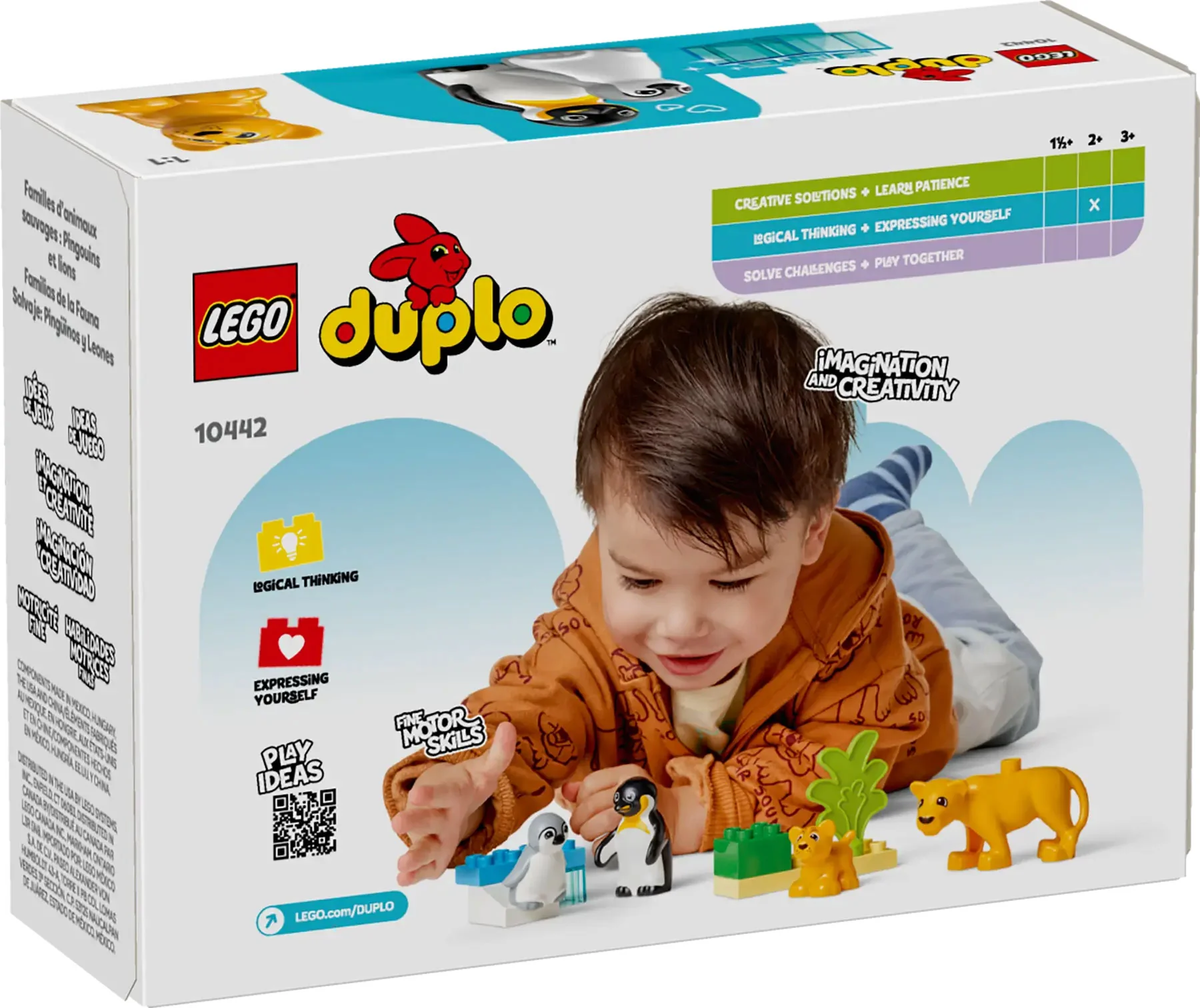 LEGO Rodinky divokých zvierat: Tučniaky a lev