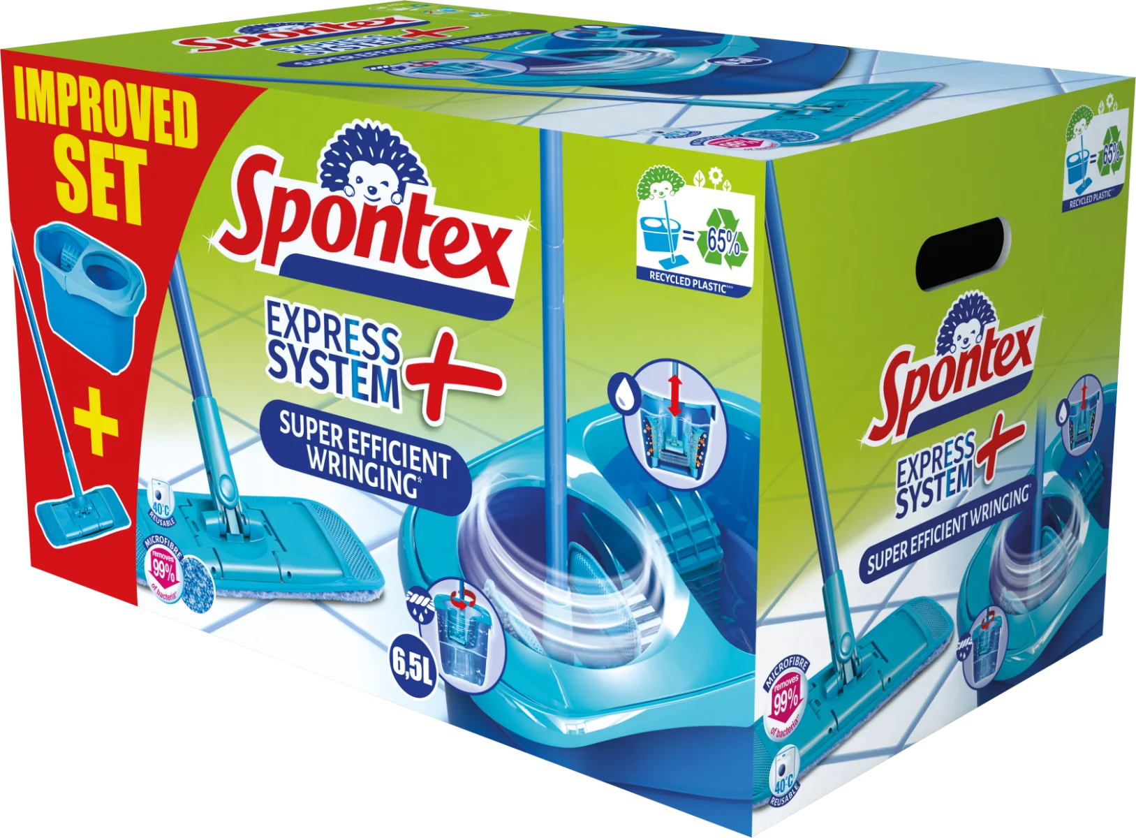 Spontex Express System+ 1×1 ks, mop