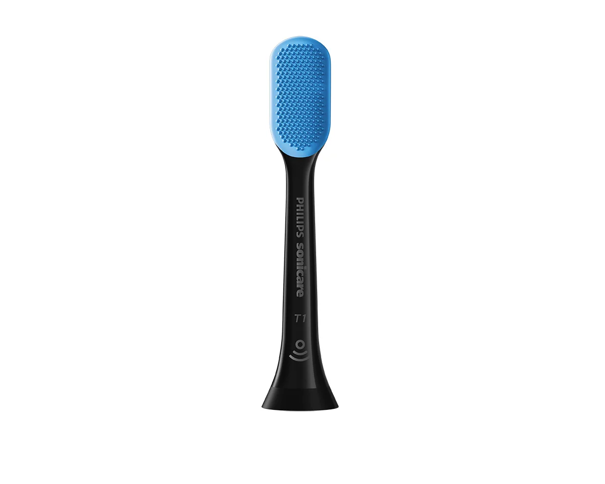 Philips - Hlavice na jazyk HX8072/11 TongueCare+ pre Sonicare 3. generácie, čierna 1×2 ks, hlavica na čistenie jazyka