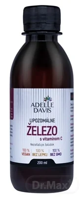 Lipozomálne železo s vitamínom C 1×200 ml, výživový doplnok