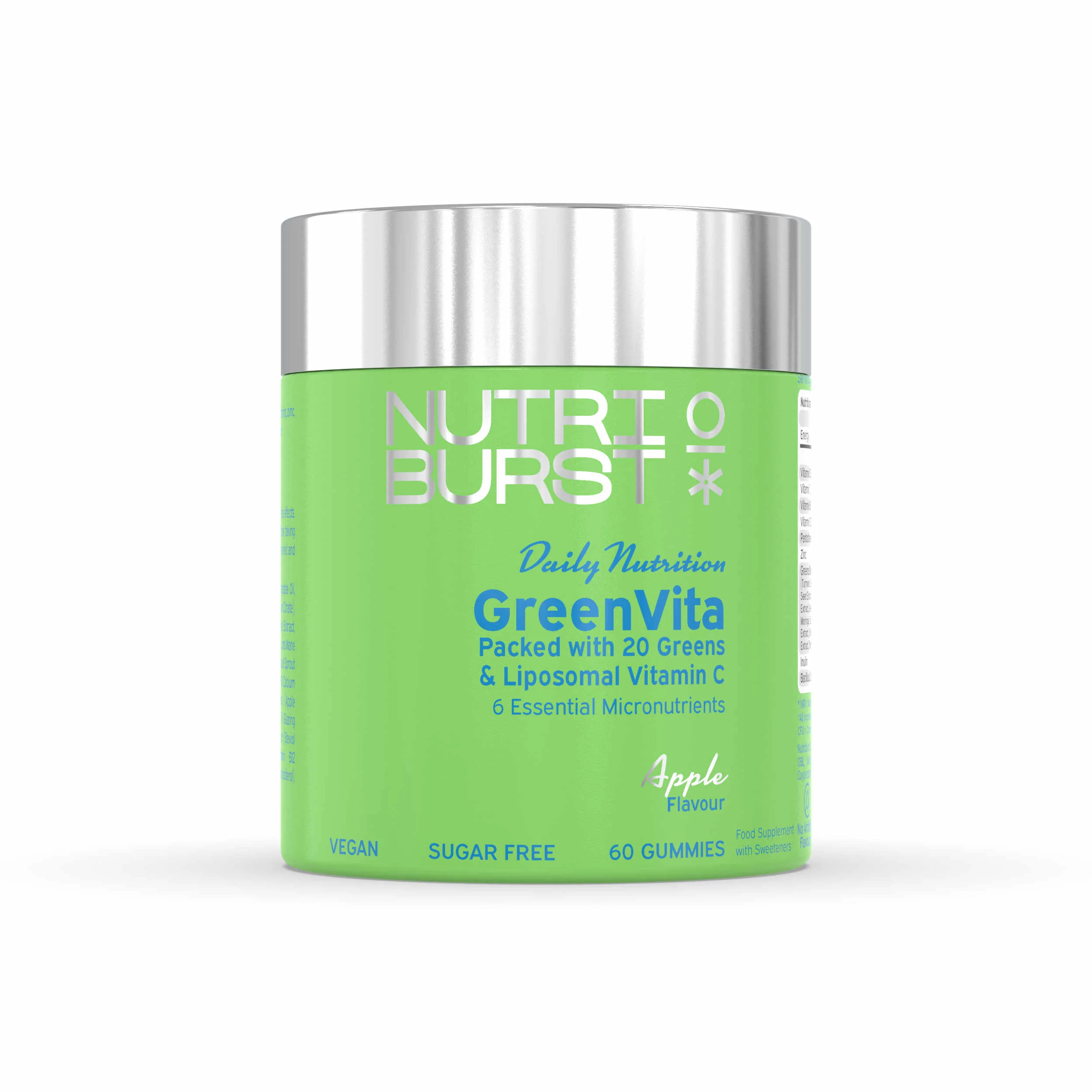 Nutriburst GreenVita gummies jablko 60 ks