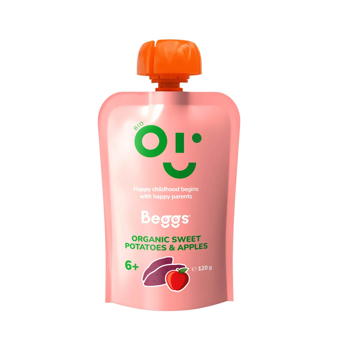 Beggs Batáty a jablká 1×120 g, zelenino-ovocný príkrm