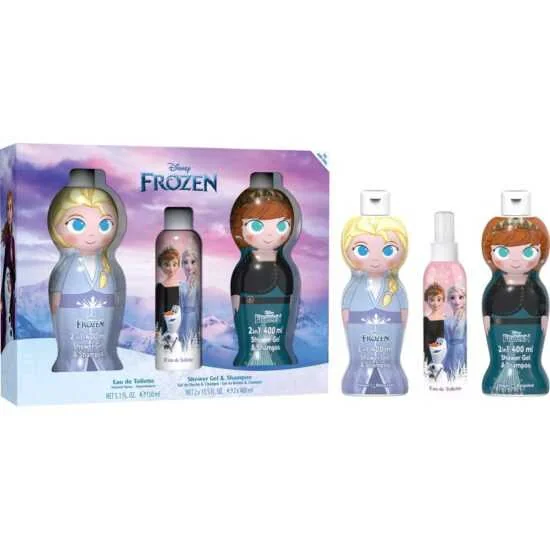 EP LINE DISNEY FROZEN toaletná voda 150ML + sprchový gél 2X400ML 1×1ks, detská kozmetická sada