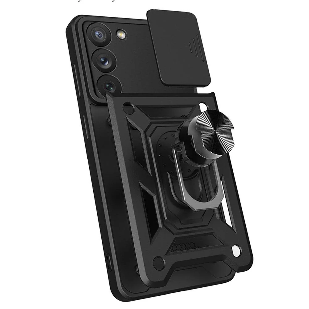 Hybrid Armor Camshield pre Samsung Galaxy S23 - Ružová