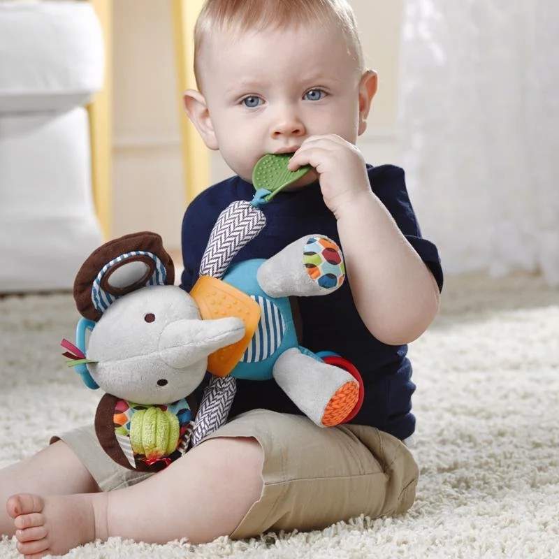 Hračka aktívna na C krúžku Bandana Buddies Sloník 0m+ 