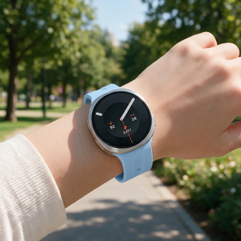 Tech-Protect Silicone Evo remienok na Samsung Galaxy Watch 8 / 9 / Classic (40 / 44 / 46mm), baby blue