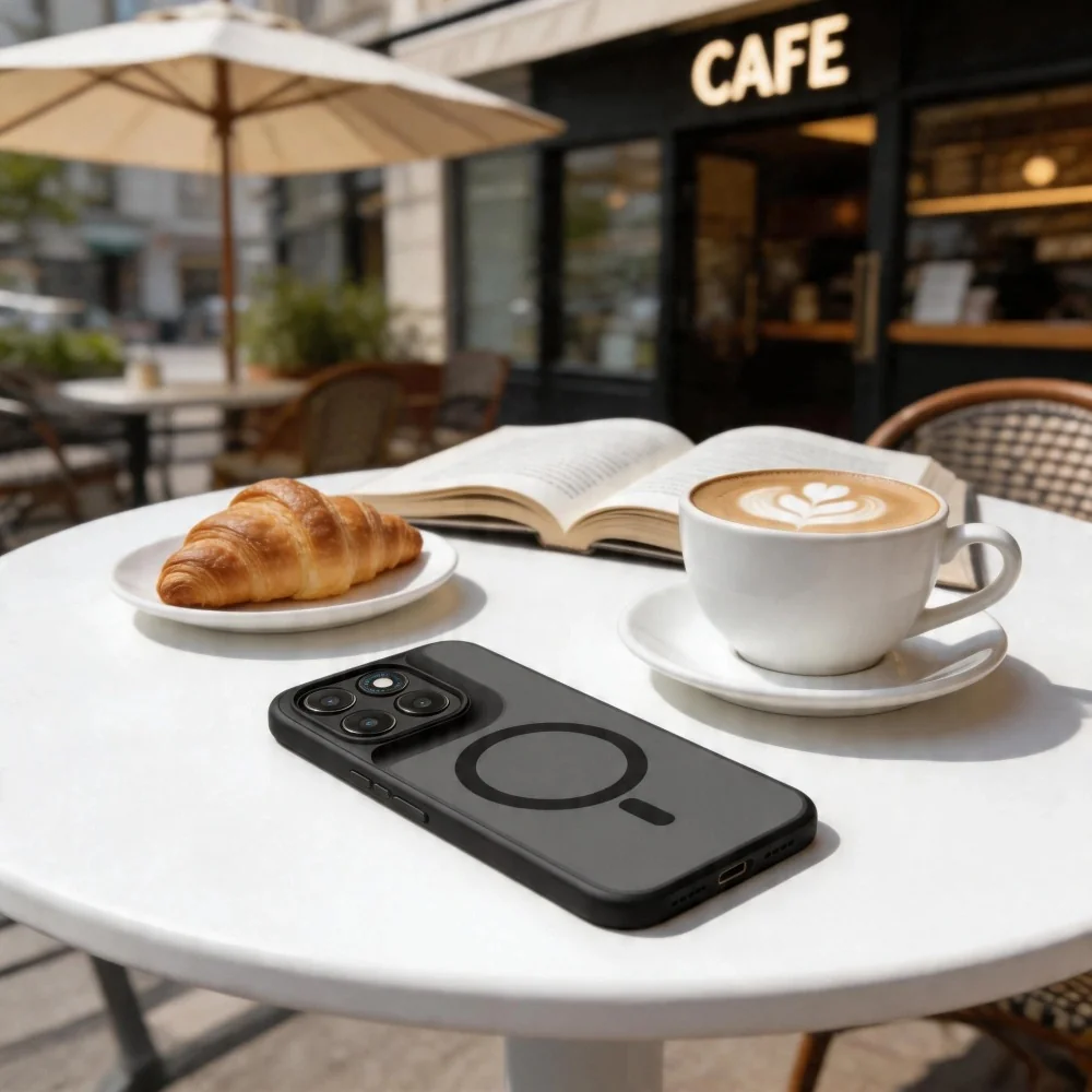 Tech-Protect MagMat MagSafe kryt na Motorola Moto G67 / G77, čierny