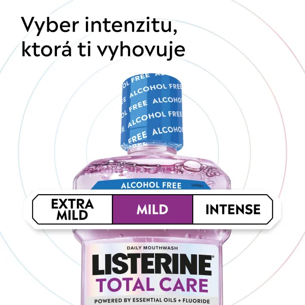 LISTERINE® TOTAL CARE MILD BEZ ALKOHOLU 500 ml