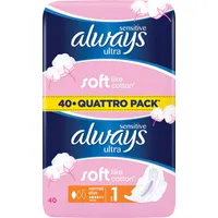 Always Ultra Quatro 40ks Normal Plus Sensitive