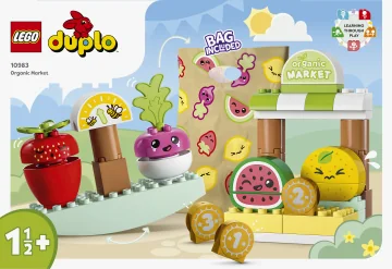 LEGO® DUPLO® 10983 Trh s ekologickými farmármi 1×1 ks, lego stavebnica