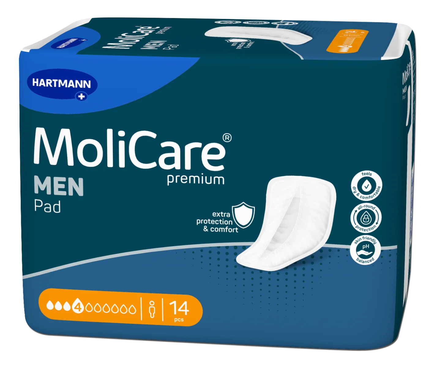 MoliCare Premium MEN PAD 4 kvapky 1×14ks, inkontinenčné vložky pre mužov