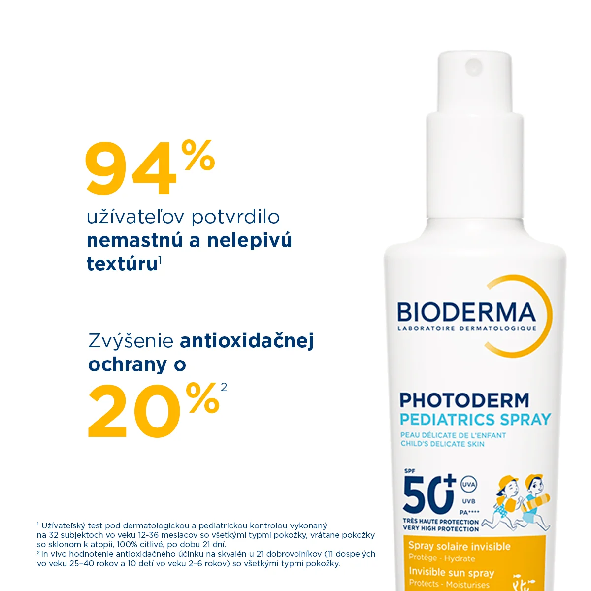 BIODERMA Photoderm PEDIATRICS sprej na opaľovanie SPF 50+ 1×200 ml, opaľovací krém pre deti
