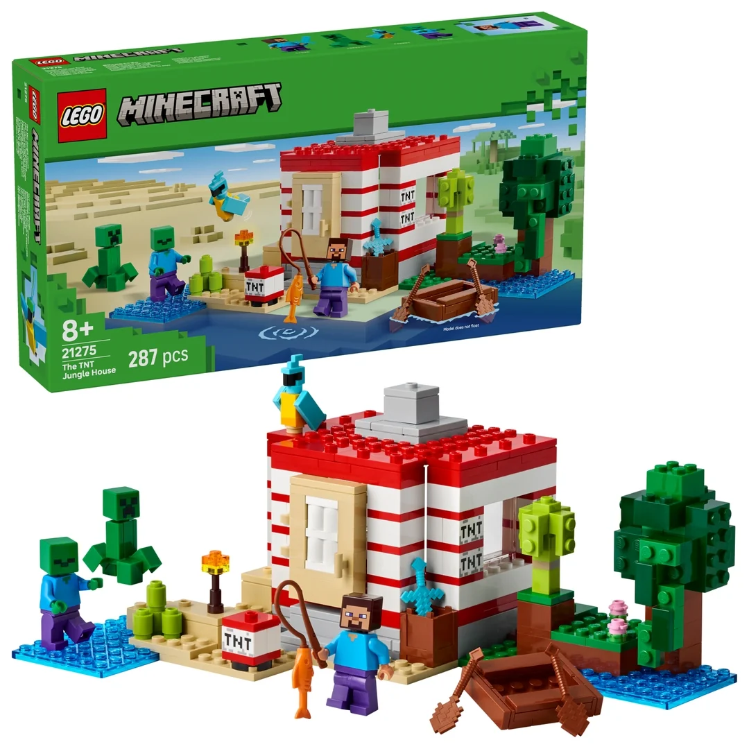 LEGO® Minecraft® 21275 TNT dom v džungli