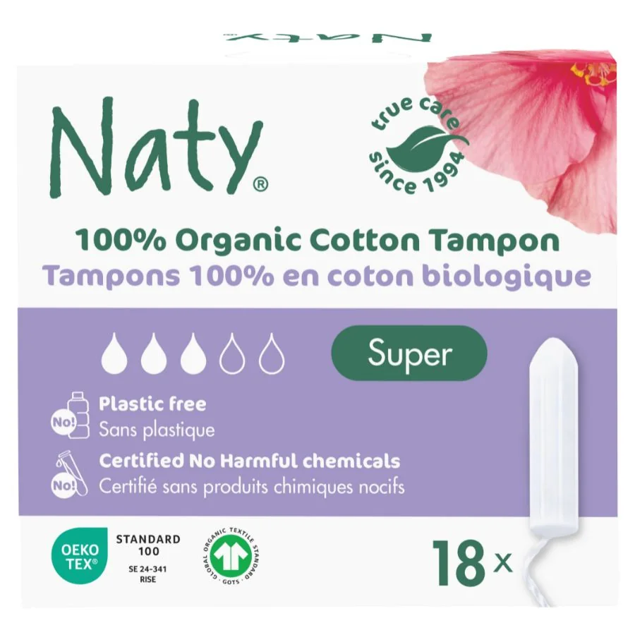 Dámske tampóny NATY super 1×18 ks, tampóny