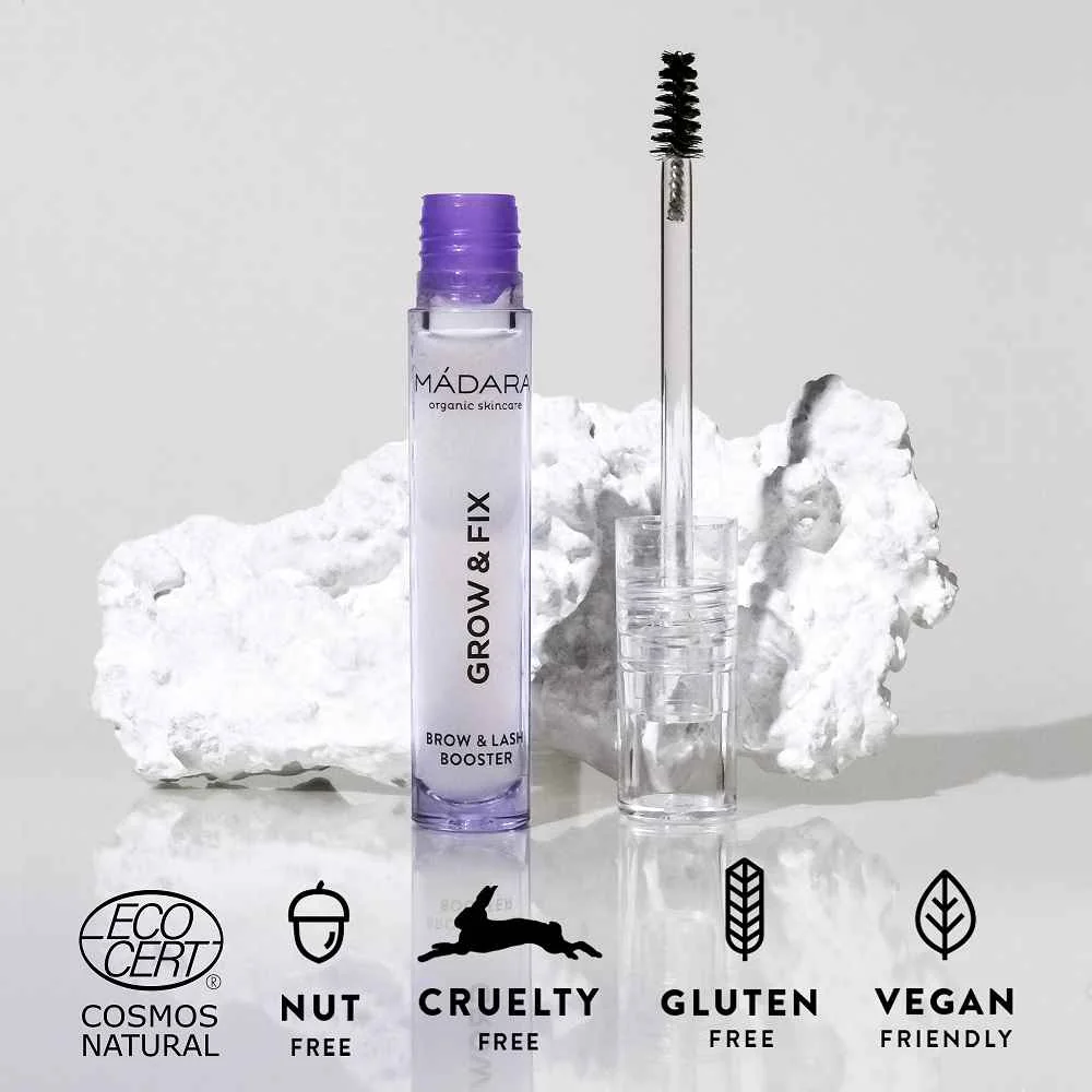 MÁDARA GROW & FIX Sérum na mihalnice a obočie 1×4,25 ml, sérum na mihalnice a obočie