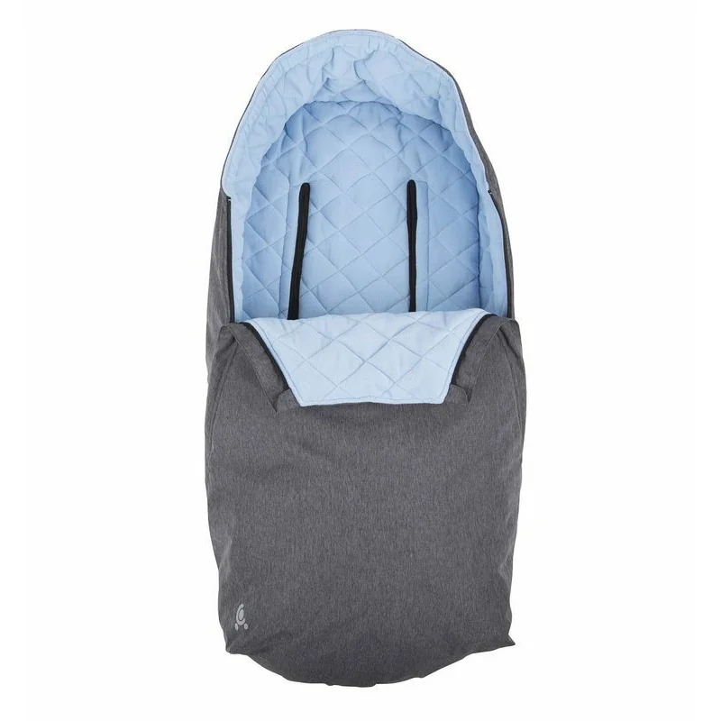 CuddleCo Comfi-Extreme, Detský fusak, 90x50cm šedá melanž/modrá
