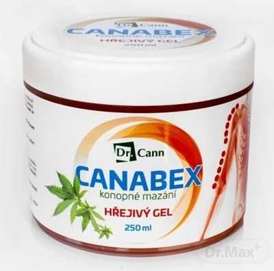 Dr.Cann CANABEX konopné mazanie HREJIVÝ GÉL 1×250 ml, konopný hrejivý gél