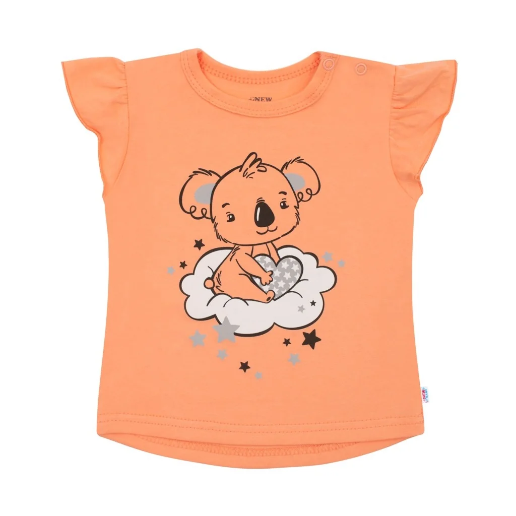Detské letné pyžamko New Baby Dream lososové 74 (6-9m), 20C42820