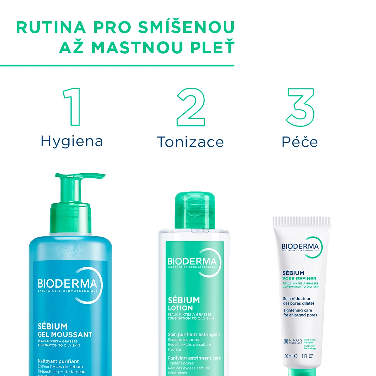 BIODERMA Sébium Lotion hydratačný booster na mastnú pleť 200 ml