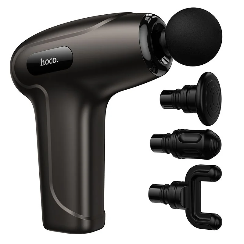 Mini masážna pištoľ, sivá