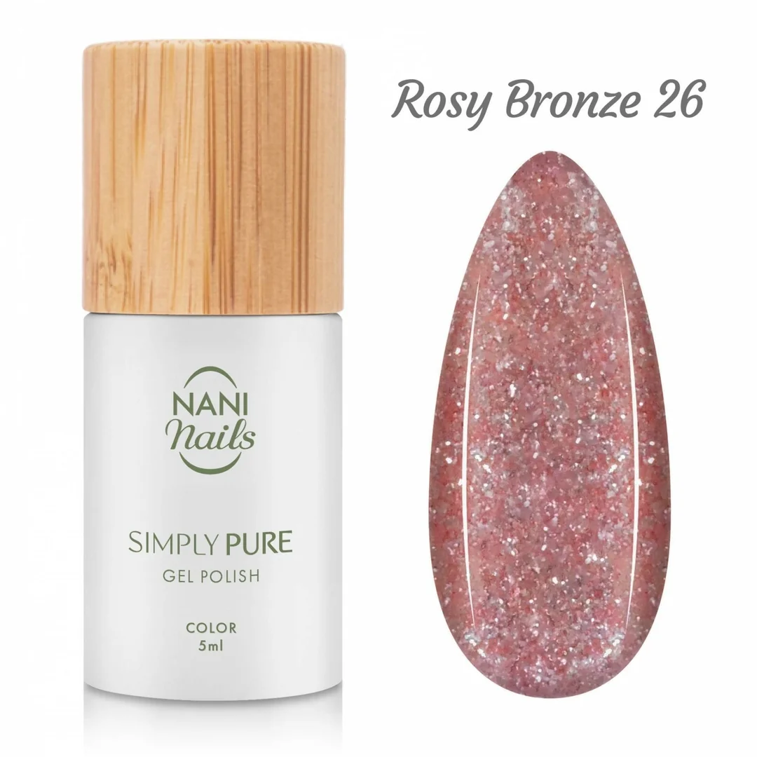 Gél lak Simply Pure – Rosy Bronze 5 ml, UV/LED gél lak