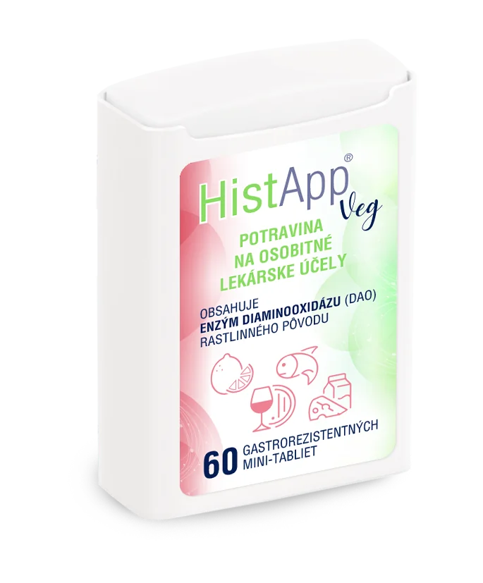 HistApp® Veg 1×60 tbl, potravina na osobitné lekárske účely