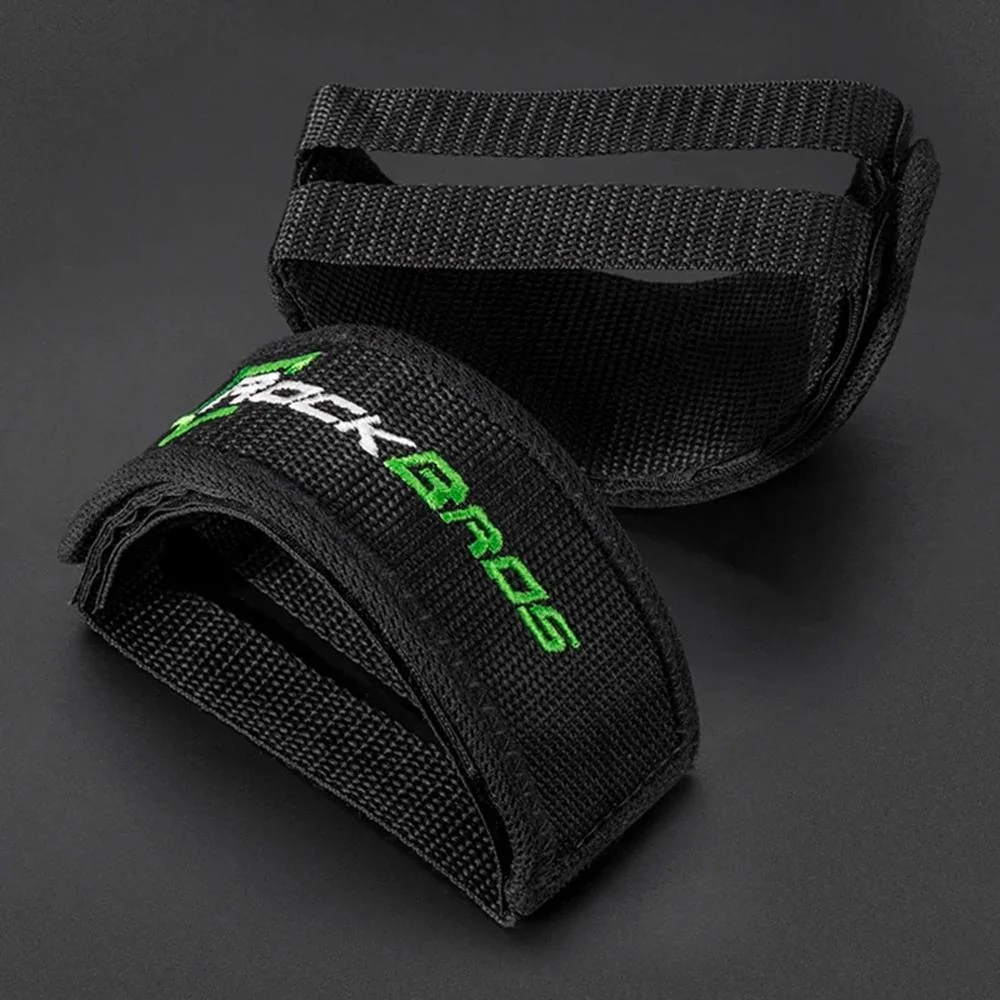 Rockbros Pedal Straps popruhy na pedále na bicykel, čierne