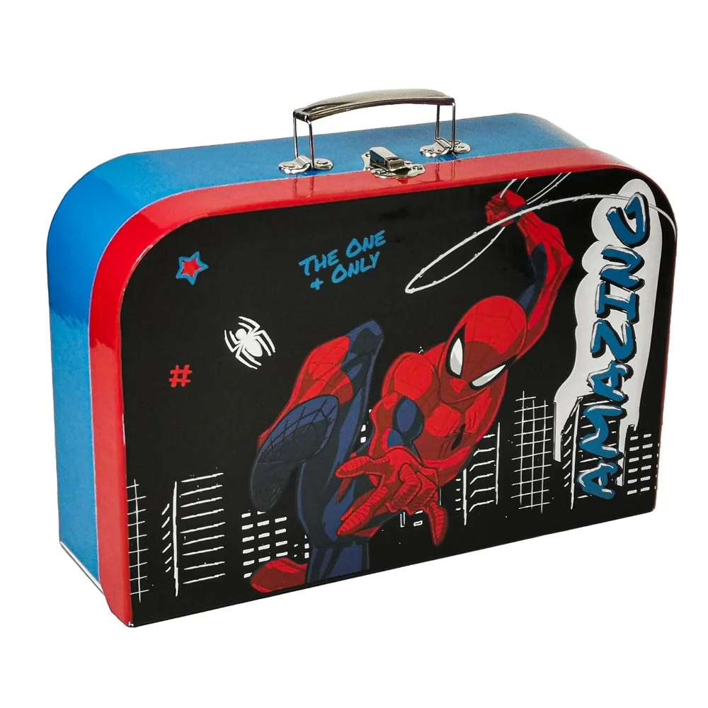 Laminovaný kufrík 34 cm Spiderman detský úložný box