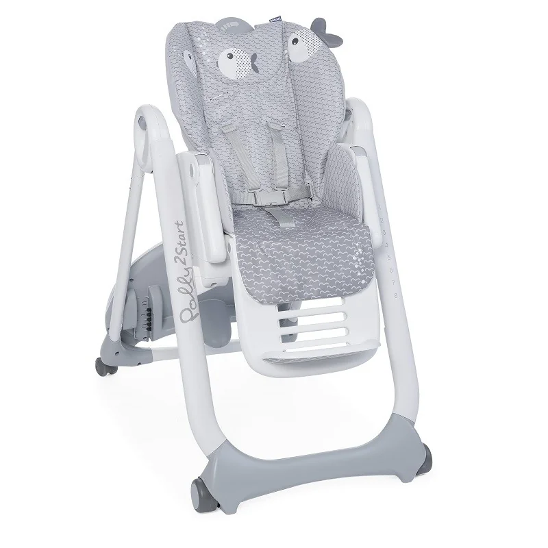 CHICCO Stolička jedlálenská Polly2Start - Dots 1×1 ks