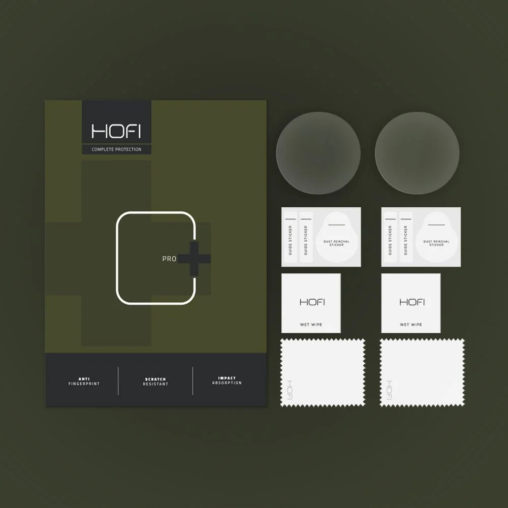 HOFI Glass Pro Watch 2x ochranné sklo na Samsung Galaxy Watch 4 / 5 / 6 / 7 / FE (40 mm) 6 / 7 / FE (40 mm)