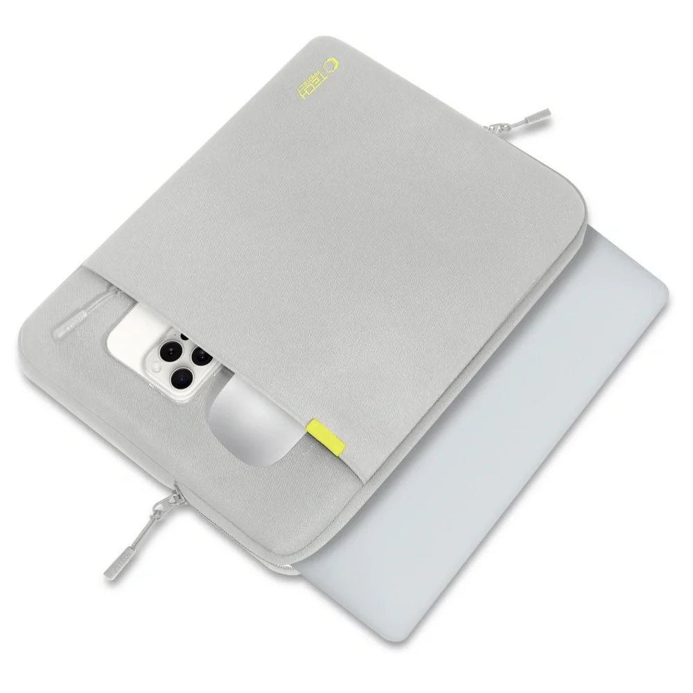 Tech-Protect Defender obal na notebook 15-16'', sivý