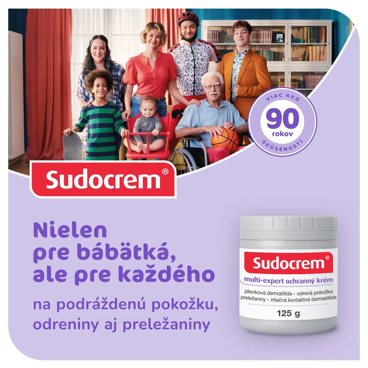 Sudocrem MULTI-EXPERT 1×60 g, ochranný krém