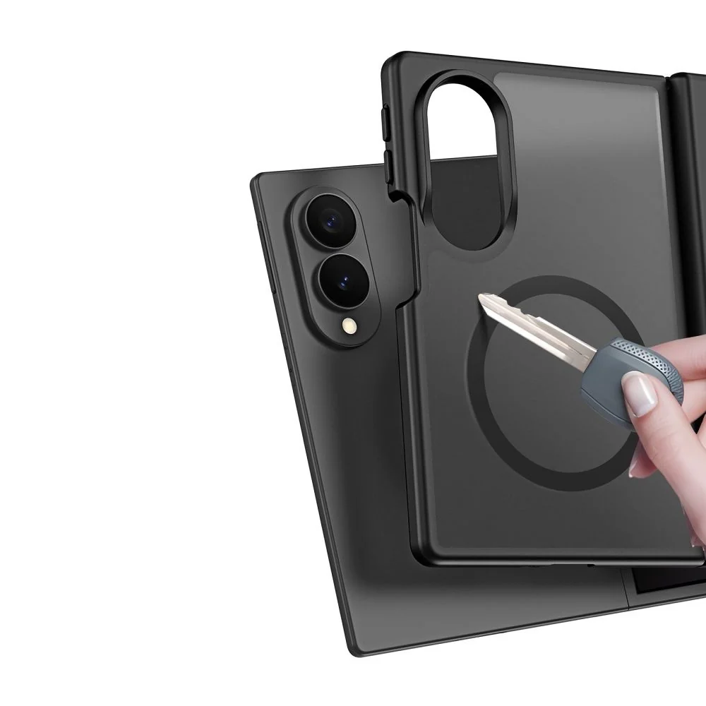 Dux Ducis Yind MagSafe kryt na Samsung Galaxy Z Fold 8, čierny