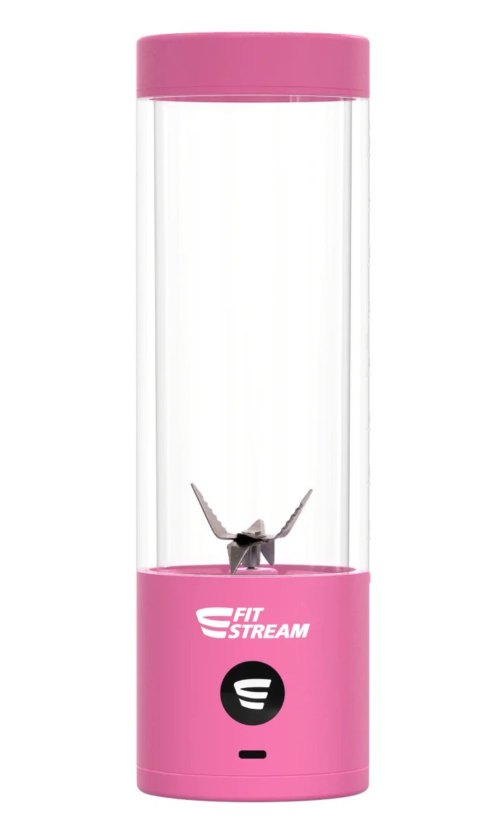 FitStream Pro ružový , prenosný, USB nabíjatelný mixér 1×1 ks, smoothie mixér