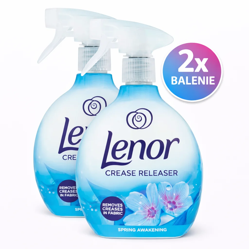 LENOR SET 2x tek.žehlička sprej 500ml Spring Awakening 2x Lenor tekutá žehlička