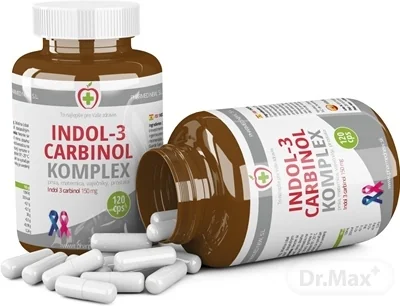 INDOL 3 CARBINOL KOMPLEX 1×120 cps, výživový doplnok