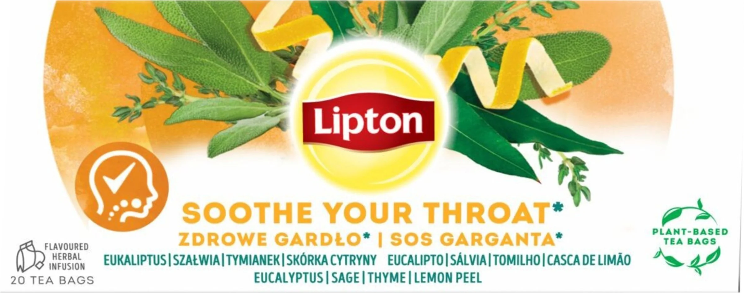 Lipton uľava pre hrdlo 20×1,3g
