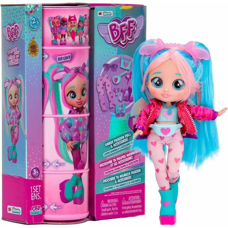 IMC Toys Cry Babies BFF Brunny bábika, séria 2