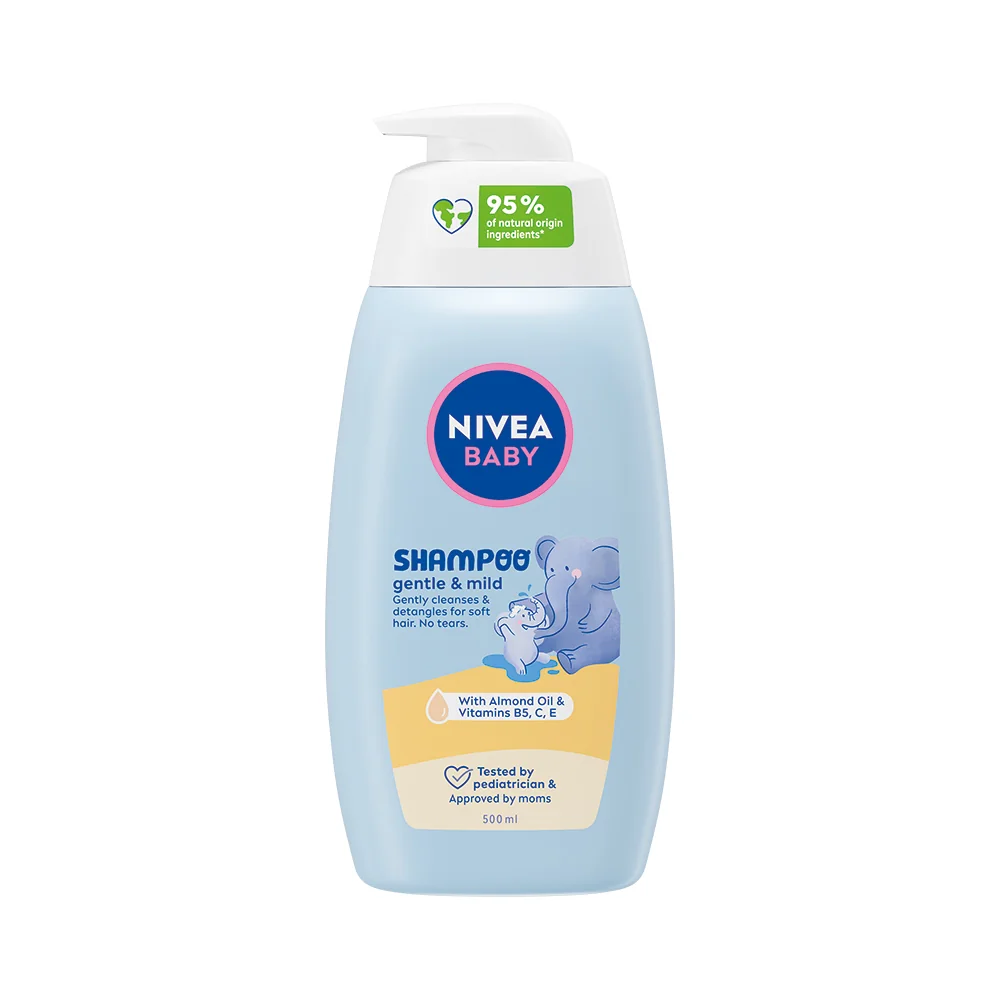 Nivea Baby Jemný šampón 500ml 1×500 ml, šampón