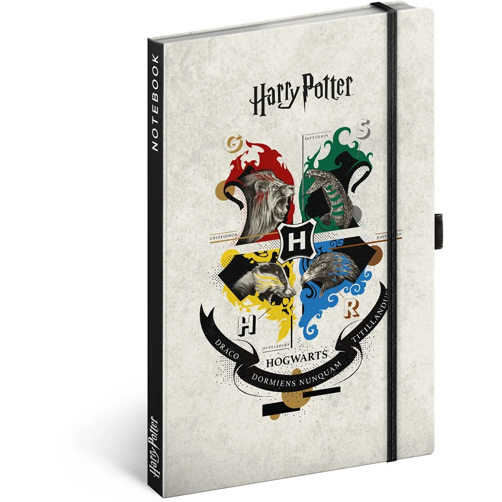 Zápisník Harry Potter, linajkový Formát A5, tvrdý obal