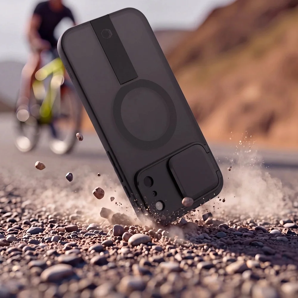 Tech-Protect Kevlar Aura MagSafe kryt na iPhone 17 Pro / 18 Pro, čierny
